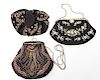 Beaded Evening Bags incl. Israeli, Group of 3