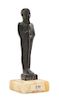 * An Egyptian Bronze Ptah Height of figure 3 7/8 inches.