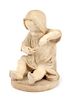 An Italian Marble Figure Height 20 inches.