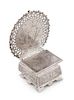 * A Russian Silver Throne Salt, Maker's Mark Cyrillic SK, Late 19th Century,