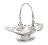 * An American Silver Centerpiece Basket, Frank M. Whiting & Co., North Attleboro, MA, the pierce-decorated handle and body with