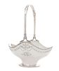 * An American Silver Flower Basket, International Silver Co., Meriden, CT, First Half 20th Century, the foliate scroll handle ab