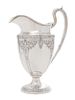 * An American Silver Water Pitcher, Gorham Mfg. Co., Providence, RI, 1926, Cinderella pattern, the body with an engraved monogra