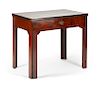 A George III Mahogany Drafting Table Height 29 1/2 x width 34 1/2 x depth 22 inches.
