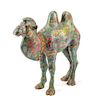 A Chinese Cloisonne Figure of a Camel Height 25 x width 28 x depth 8 inches.
