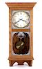 Antique Cornwall Oak Wall Clock