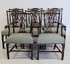BENJAMIN FERBER. Set of 8 Chippendale Style