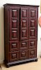 Continental Red Lacquer Wardrobe