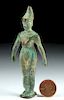 Egyptian Bronze Standing Female Figure