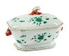 A Chinese Export Porcelain Tureen Width 13 1/2 inches.