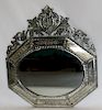 Vintage And Fine Quality Venetian Mirror .