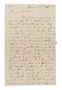 BELLINI, VINCENZO. Autographed letter signed, two and a half pages, Florence, May 26, 1832. To "Giovanni Ricordi." In Italian.