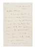 LONGFELLOW, HENRY WADSWORTH. Autographed letter signed, two pages, March 8, 1865.