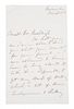* SHELLEY, PERCY BYSSHE. Autographed letter and clipped signature.
