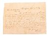 * LINCOLN, ABRAHAM. Autographed letter signed ("A. Lincoln") twice, one page, Springfield, September 17th, 1849.
