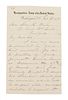 SHERMAN, WILLIAM T. Autographed letter signed, three pages, Washington, February 27, 1873. To "Hon. R. Brady."