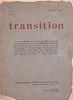 * (SURREALISM/DADA) JOLAS, EUGENE. Transition. Paris, 1927-1938. 22 issues in 29 vols.