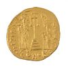 * A Byzantine Gold Solidus Coin, c. 550 A.D. 2.8 dwts.