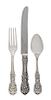 An American Sterling Silver Flatware Service, Reed and Barton, Taunton MA, 20th Century, Francis I pattern, comprising: 16 teasp
