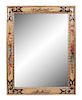 A Venetian Style Mirror Height 47 x width 36 1/2 inches.
