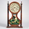 Joseph Ives Hour Glass "Wagon Spring" Clock