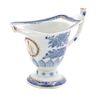 A Chinese Export Blue and White Porcelain Helmet Creamer Height 5 inches.