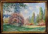 Mann, Signed Painting, "Sunday in the Park"