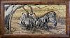 Garreth Hook, Painting of Zebras Resting