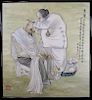 Chinese School, 20th C Painting of Elderly Figures