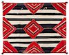 Navajo Red Mesa Varient Chief's Blanket 60 x 74 inches