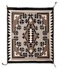 Navajo Two Grey Hills Rug 47 x 40 inches