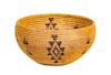 Washoe Coiled Basket 9 1/4 inches
