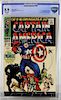 Marvel Comics Captain America #100 CBCS 8.5