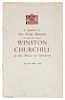 CHURCHILL, Winston. A Speech by the Prime Minister...in the House of Commons August 20th 1940. [London, 1940]. FIRST EDITION.