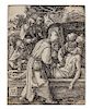 * DÜRER, Albrecht (1471-1528). The Entombment, ca 1509-1511. Engraving.