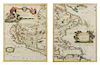 CORONELLI, Vincenzo Maria (1650-1718). America Settentrionale colle nuove scoperte fin all'Anno 1688. Venice, 1688. Engraved map