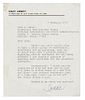 [ASIMOV, Isaac (1920-1992).] 2 autograph letters signed and one document signed by Asimov, comprising: