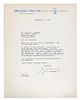 SIKORSKY, Igor Ivanovich (1889-1972). Typed letter Signed ("I. Sikorsky"). To Arthur O. Shackman, North Hollywood California, 19