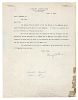 [WRIGHT BROTHERS]. WRIGHT, Wilbur. Typed letter signed ("Wright Bros."), to Funk & Wagnals Co. (sic). Dayton, HO, 1910.
