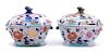 A Pair of Mason's Ironstone Japan Pattern Tureens and Covers