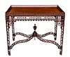 A George III Mahogany Silver Table Height 29 x width 36 x depth 24 inches.