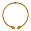 Lalaounis Greece 18k Gold Chimera Collar Necklace 