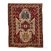 Sewan Kazak Rug, southern Caucasus, c. 1880, 7 ft. 6 in. x 5 ft. 7 in.  Provenance:  The Cadle Collection.