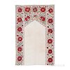 Suzani Prayer Rug, Central Asia, c. 1900, 6 ft. 11 in. x  4 ft. 6 in.