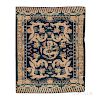 Ningxia Carpet with Dragons, western China, c. 1870, 11 ft. 3 in. x 9 ft. 1 in.