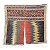 Karabagh Jebrail, Caucasus, c. 1880, 4 ft. 7 in. x 4 ft. 10 in.   Provenance:  The Cadle Collection.