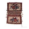 Pair of Afshar Bags, Iran, c. 1920, 3 ft. 10 in. x 2 ft. 8 in.