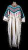 Lakota Sioux Beaded & Elk Ivory Dress c. 1890-1900