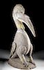 20th C. Papua New Guinea Wood Hornbill Carving