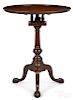 Pennsylvania Chippendale cherry candlestand